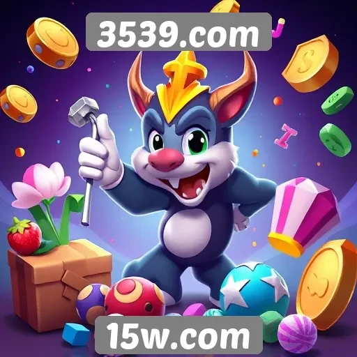 Variedade de jogos disponíveis em 3539.com